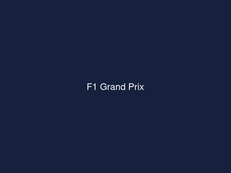 F1 Japanese Grand Prix — VIP Hospitality Transport